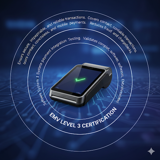 What is an EMV level 3 certification?
