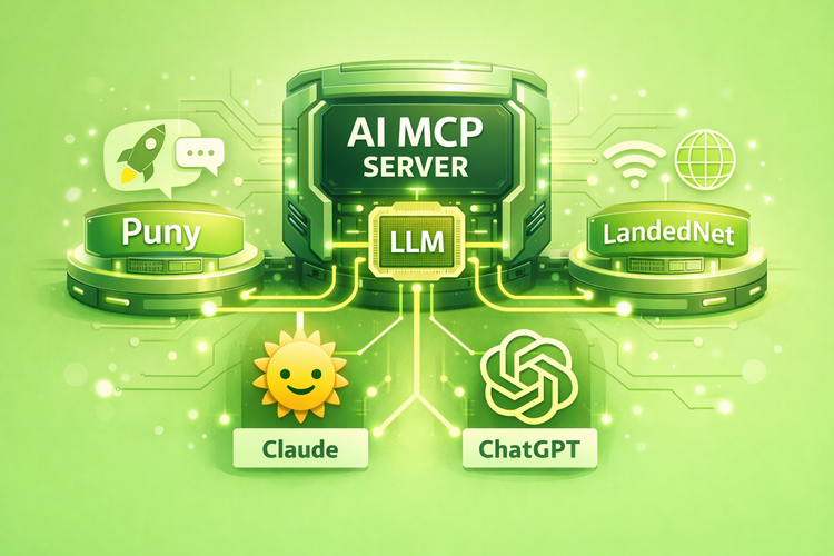 Build, publish, and share custom web pages - all from a single AI conversation using Landed.net and Puny.io.